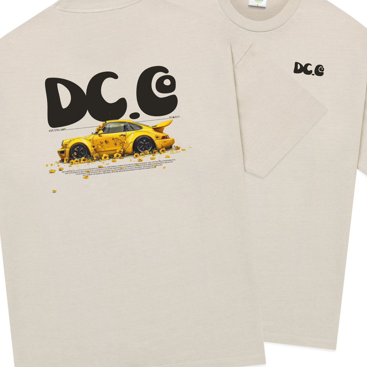 Sunflower RWB 964 Porsche Tee - Cream